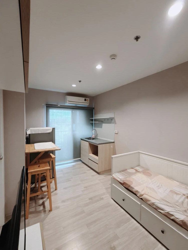 For rent: Plum Condo Ramkhamhaeng Station, 16th floor (Ramkhamhaeng Road side), fully furnished, don't miss out!