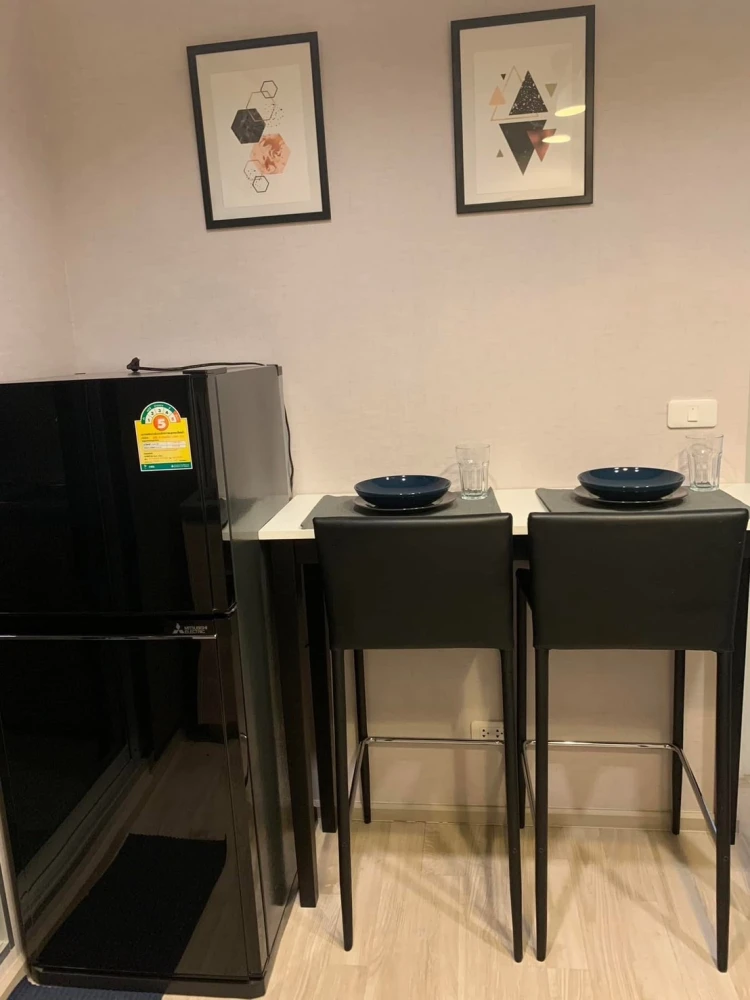 For rent!! Plum Condo Ramkhamhaeng Station, 24th floor, beautiful room, fully furnished, ready to move in! Reserve now!!
