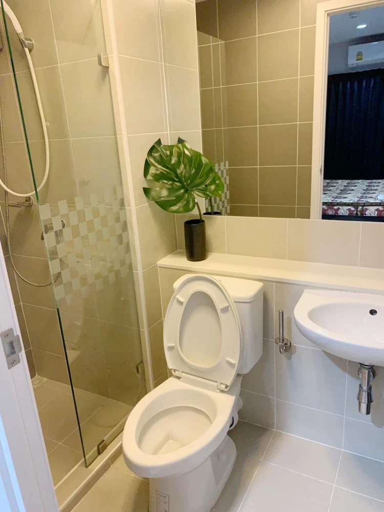 For rent!! Plum Condo Ramkhamhaeng Station, 24th floor, beautiful room, fully furnished, ready to move in! Reserve now!!
