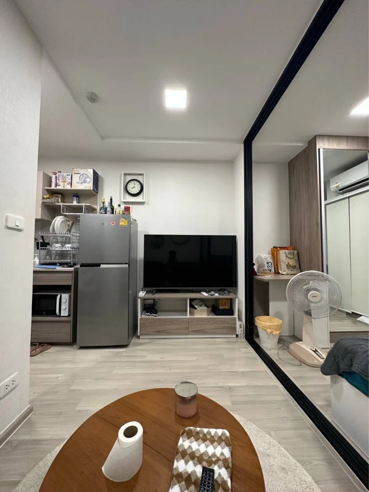 For rent: Plum Condo Saphan Mai Station, 5th floor, fully furnished and equipped with electrical appliances. Reserve now, urgently.