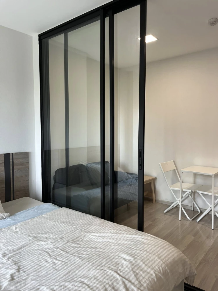 For rent: Plum Condo Saphan Mai Station, treetop view, shady and comfortable, fully furnished, ready to move in.
