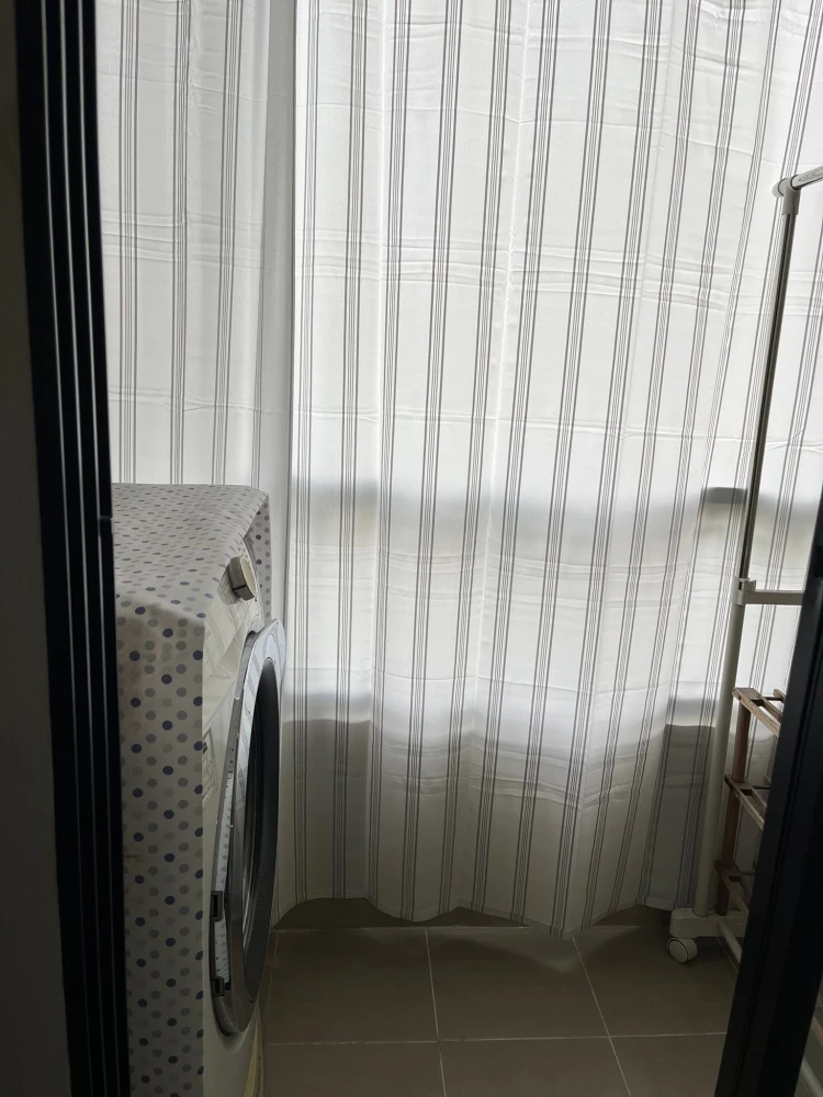 For rent: Plum Condo Saphan Mai Station, treetop view, shady and comfortable, fully furnished, ready to move in.