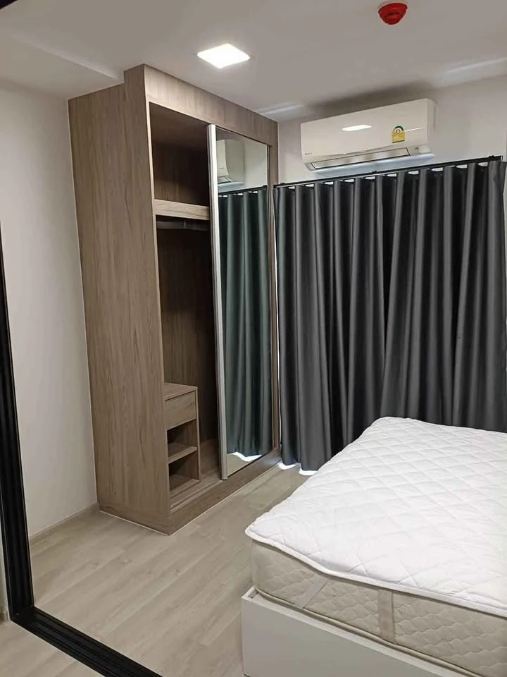 For rent: Plum Condo Saphan Mai Station. Partitioned rooms, fully furnished with appliances. Great price! Don't miss out!