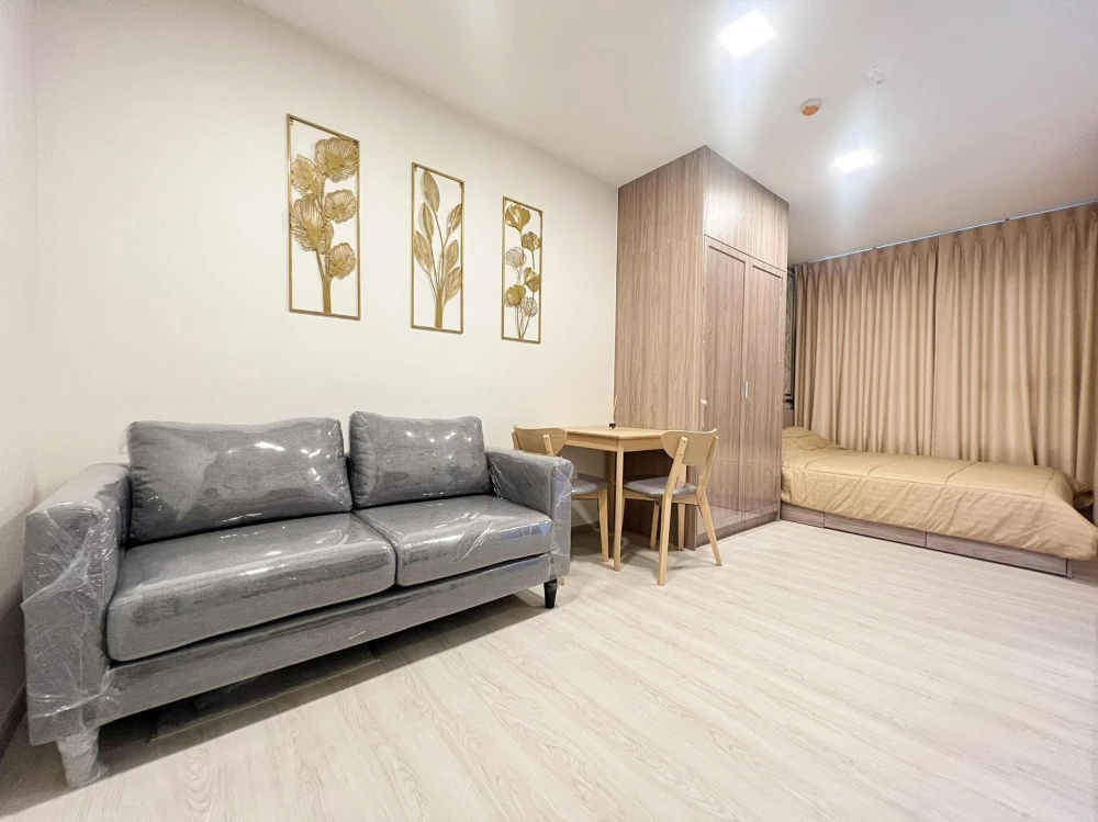 ให้เช่า พลัมคอนโด สุขมวิท 62 ชั้น 8 ชั้นเดียวกับส่วนกลาง ตกแต่งสวย เฟอร์นิเจอร์ครบคุมโทนมาก ห้ามพลาด