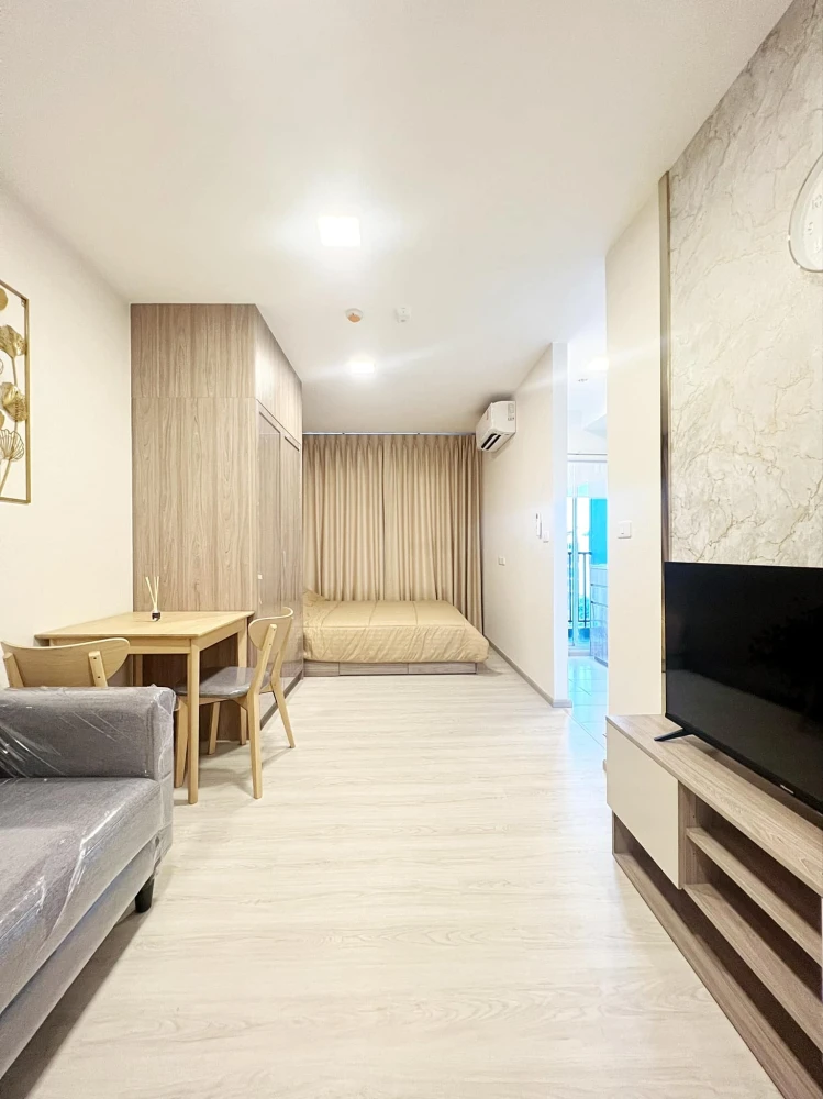 ให้เช่า พลัมคอนโด สุขมวิท 62 ชั้น 8 ชั้นเดียวกับส่วนกลาง ตกแต่งสวย เฟอร์นิเจอร์ครบคุมโทนมาก ห้ามพลาด