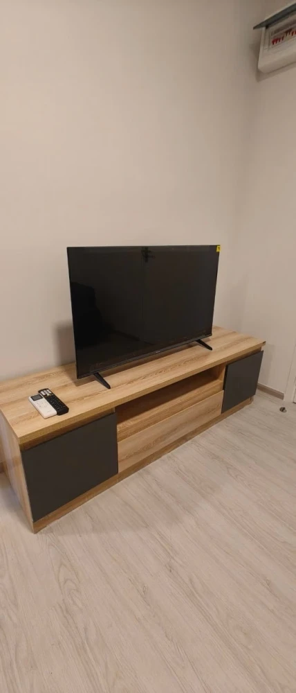 For rent: Plum Condo Chaengwattana Don Mueang, 3rd floor, Building B, clear view, no buildings blocking, cool breeze, furnished room, ready to move in