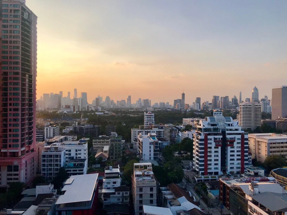 For rent: Park 24 Origin Phrom Phong, 2 bedrooms, 1 bathroom, spacious room, comfortable, fully furnished, ready to move in.