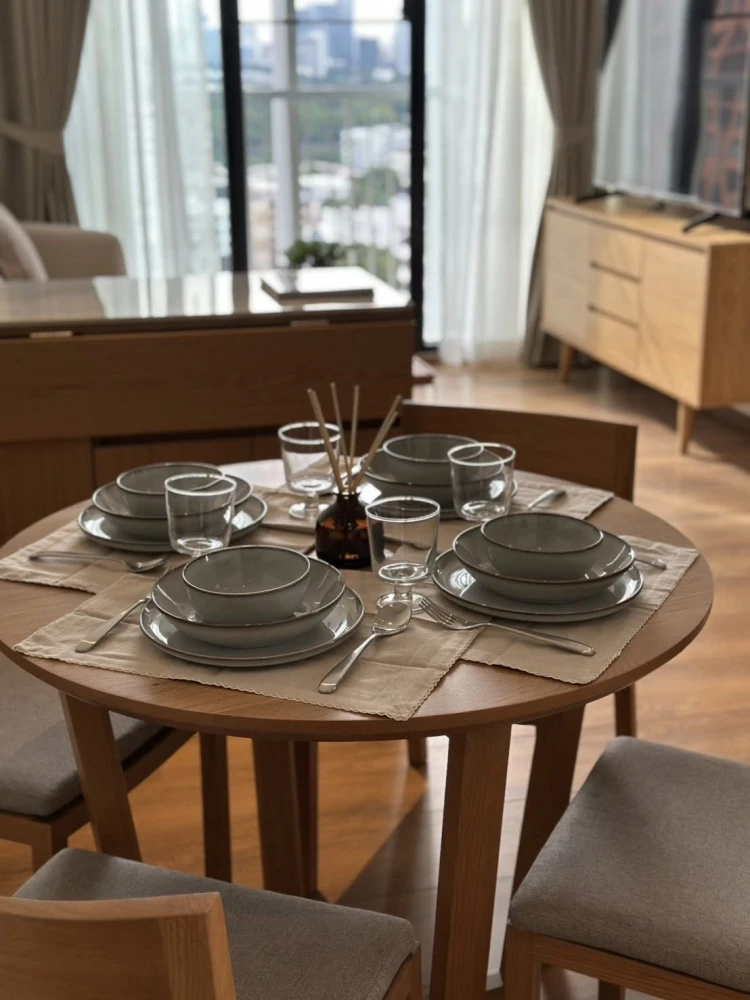 For rent: Park 24 Origin Phrom Phong, 2 bedrooms, 1 bathroom, spacious room, comfortable, fully furnished, ready to move in.