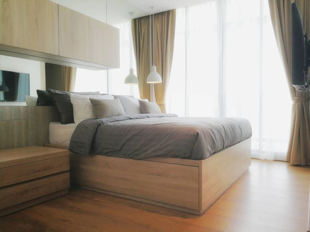 For rent: Park 24 Origin Phrom Phong, fully furnished room, ready to move in, complete in one place, just bring your suitcase and move in.
