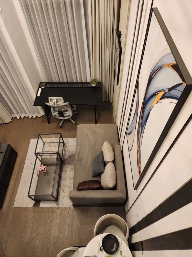 For rent, Park Origin Chula Samyan, 19th floor, city view, very beautiful. Furnished, ready to move in. Hurry up to reserve.