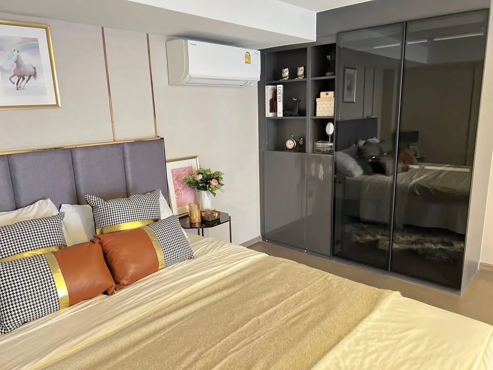For rent: Park Origin Chula Samyan, 29th floor, very high, beautiful city view, don't just look, hurry up and book now!