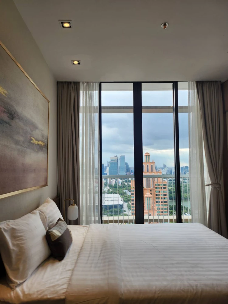 For rent: Park Origin Phrom Phong, ready to move in, 40th floor, high view, great price, hurry and reserve now, don't miss out!