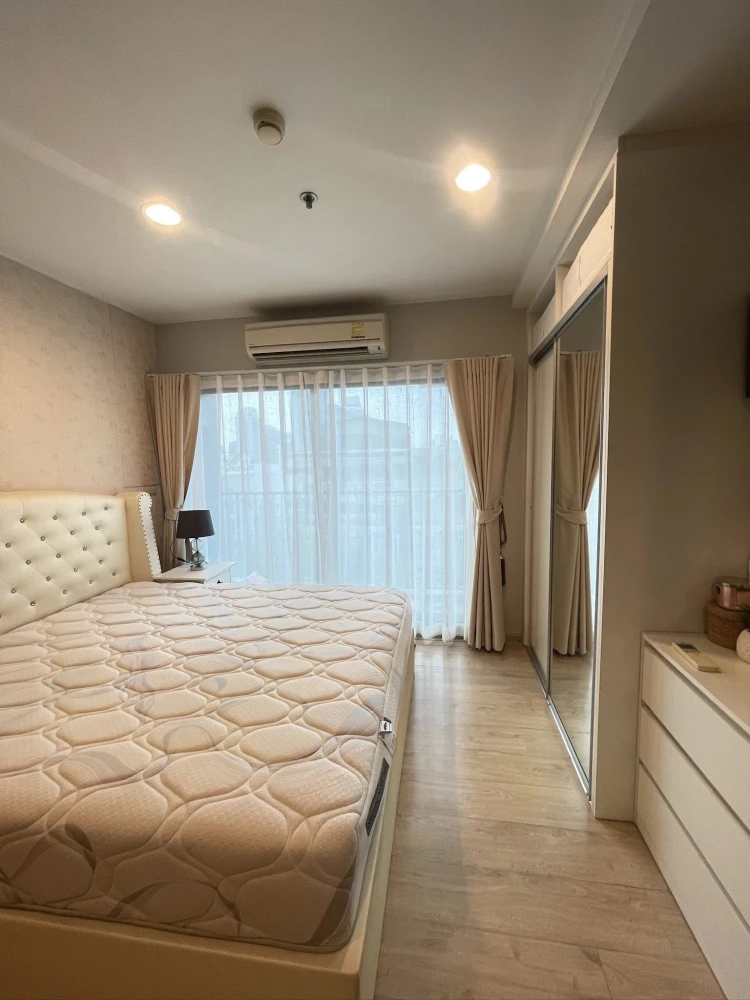 For rent: Fuse Miti Ratchada-Sutthisan, room decorated with built-in furniture + wallpaper, with quality furniture. You will regret it if you miss it.