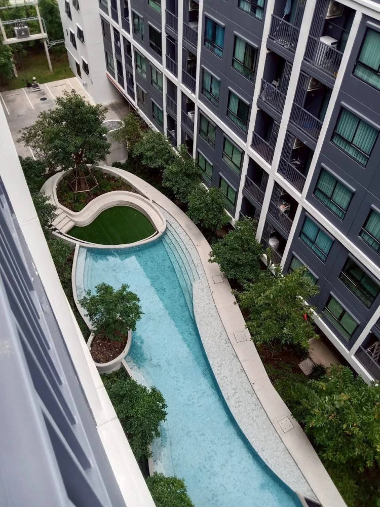 For rent: Monte Rangsit, Building C, common area building, 3rd floor, with good quality electrical appliances. Reserve now.
