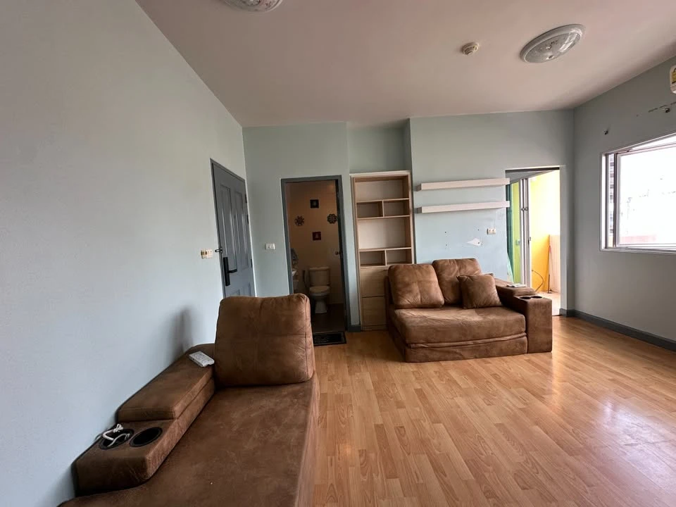 For rent: My Condo Lat Phrao 27, 5th floor, fully furnished, ready to move in. Peaceful atmosphere, perfect for living. Don't miss out!