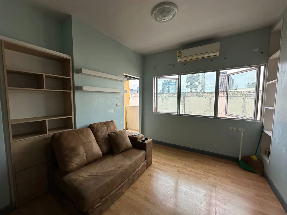For rent: My Condo Lat Phrao 27, 5th floor, fully furnished, ready to move in. Peaceful atmosphere, perfect for living. Don't miss out!