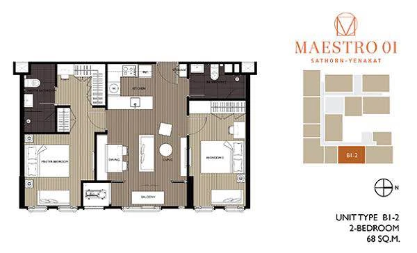 For rent or sale: Maestro 01 Yen Akat, Pet Friendly, 2 bedrooms, 2 bathrooms, fully furnished, pet lovers must not miss.