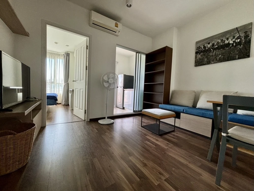 For rent, U Delight Ratchavipa, 12th floor, swimming pool view, fully furnished, book now, don't miss out, hurry!