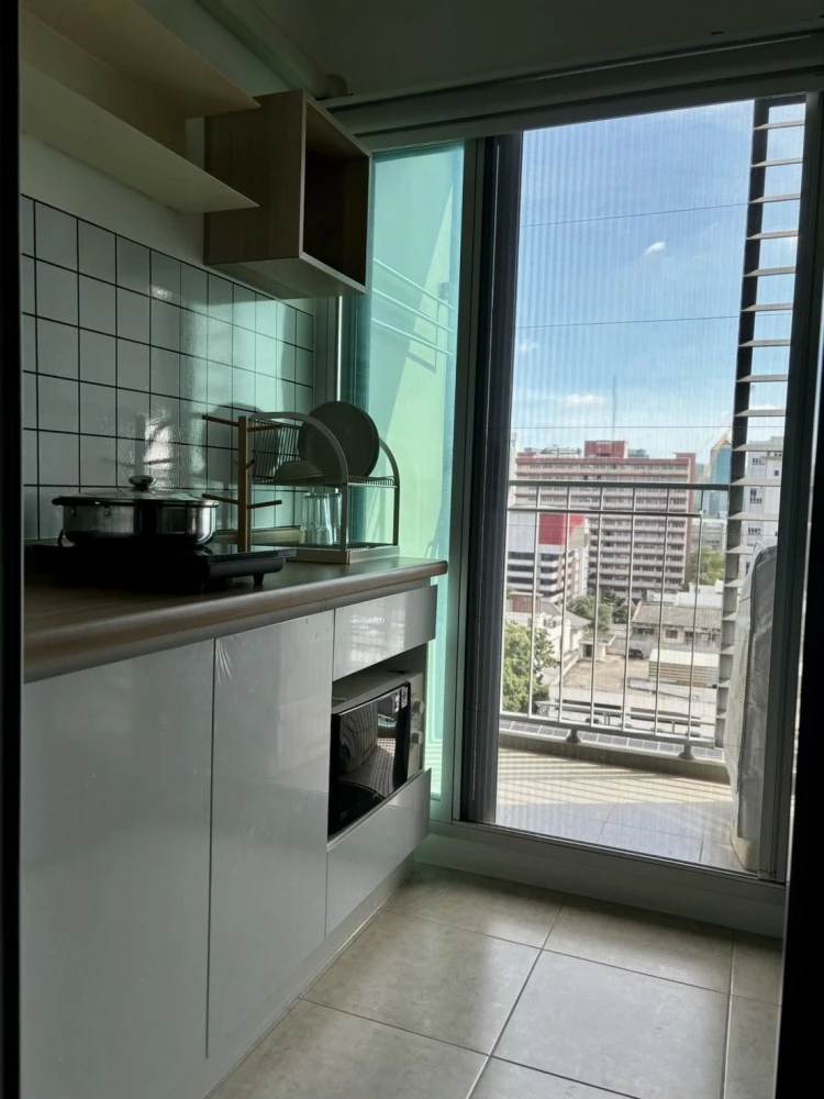 For rent, U Delight Ratchavipa, 12th floor, swimming pool view, fully furnished, book now, don't miss out, hurry!