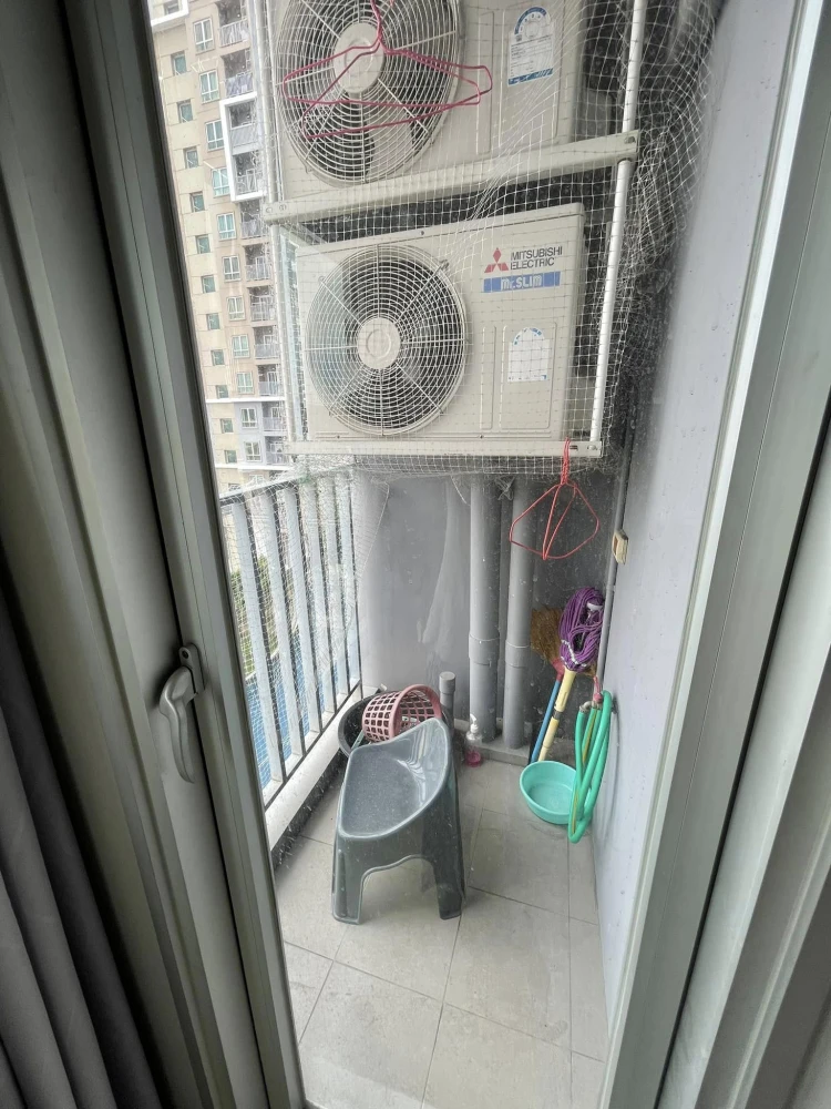 For rent Rich Park 2 @ Tao Poon Interchange, swimming pool view room, cool and comfortable, quiet, book now, don't wait.