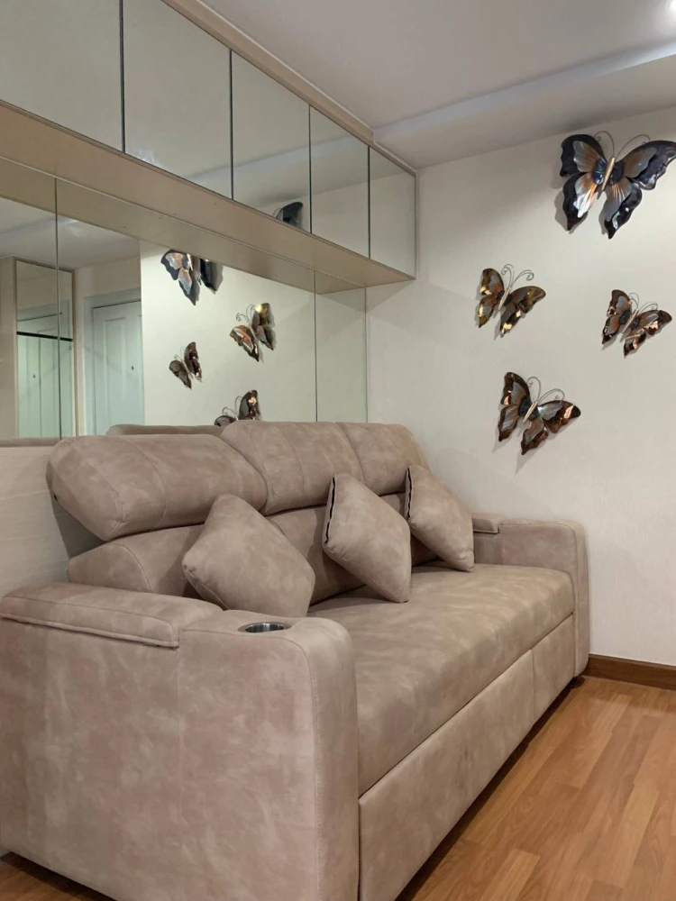 For rent: Regent Orchid Talat Phlu, wide-front condo, 3rd floor, lots of usable space, with built-in furniture, hurry and grab it now!