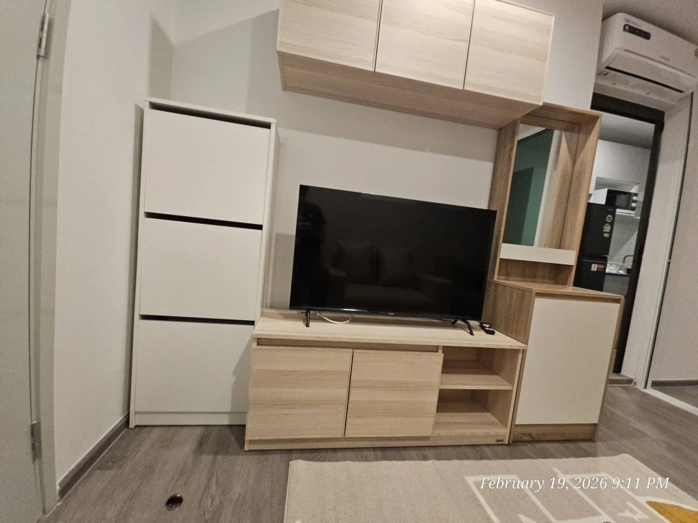 For rent: Regent Home Wutthakat. Bedroom view of the Phra Pathom Chedi, room located away from the noise of the diesel train, north-facing with good v