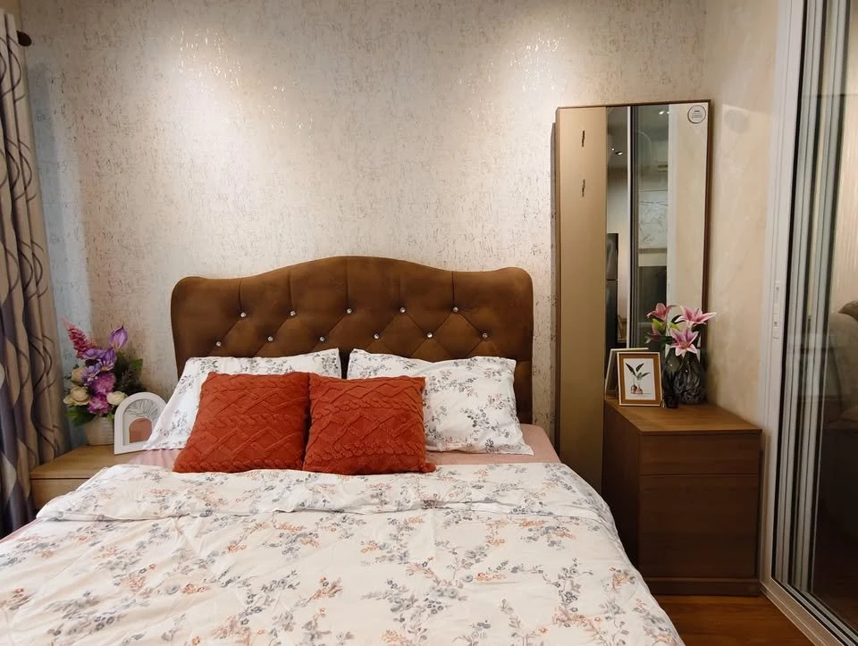 For rent: Regent Home Sukhumvit 81, fully furnished, ready to move in, 4th floor, beautiful resort-style pool view, beautiful room, as advertised, com
