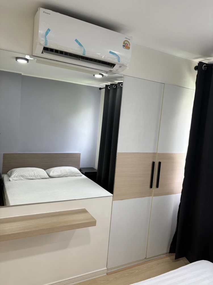 For rent: Lumpini Condo Town Bang Khae, beautifully decorated, high quality materials, quiet atmosphere, move in now, don't hesitate.