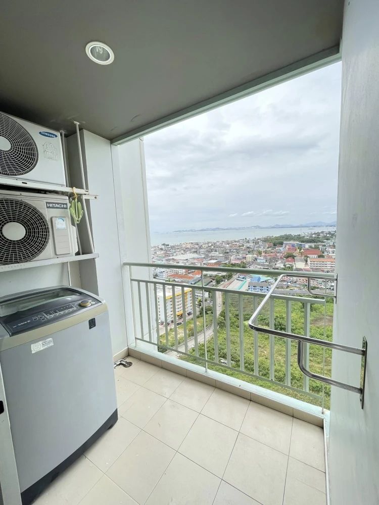 For rent: Lumpini Condo Town, North Pattaya-Sukhumvit, ready to move in, sea view, high floor, reserve now!!