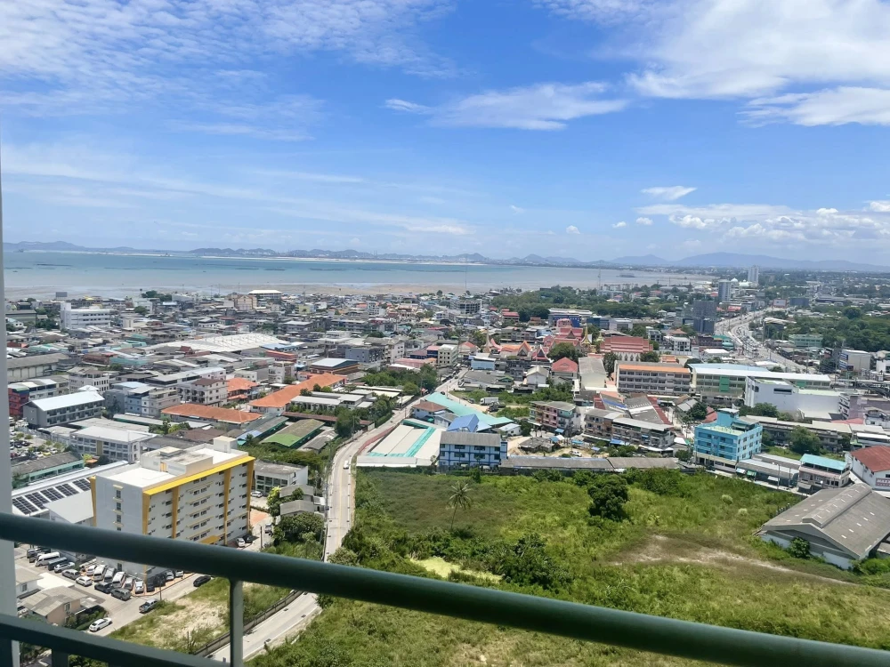 For rent: Lumpini Condo Town, North Pattaya-Sukhumvit, ready to move in, sea view, high floor, reserve now!!
