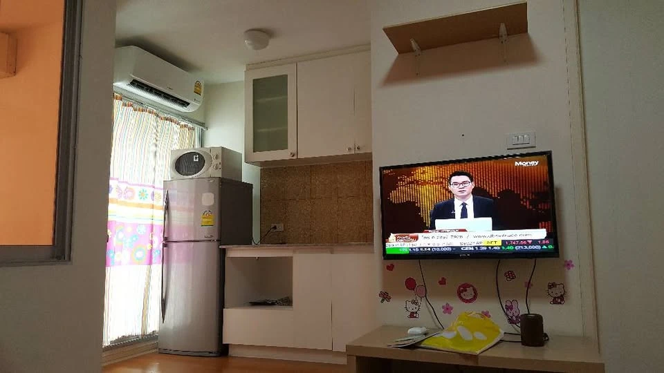 For rent: Lumpini Condo Town Ramintra - Lak Si. Fully furnished, complete with electrical appliances. Nice atmosphere. Don't miss it or you'll regret