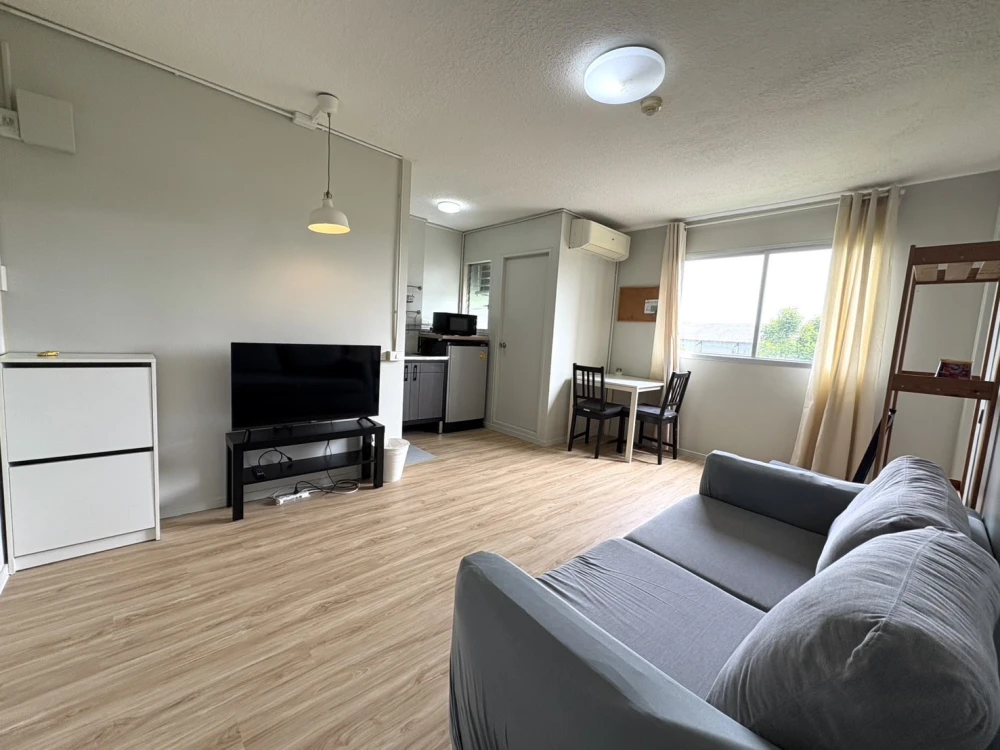 For rent: Lumpini Condo Town Romklao-Suvarnabhumi, ready to move in, complete here, just come with your belongings and you can move in.