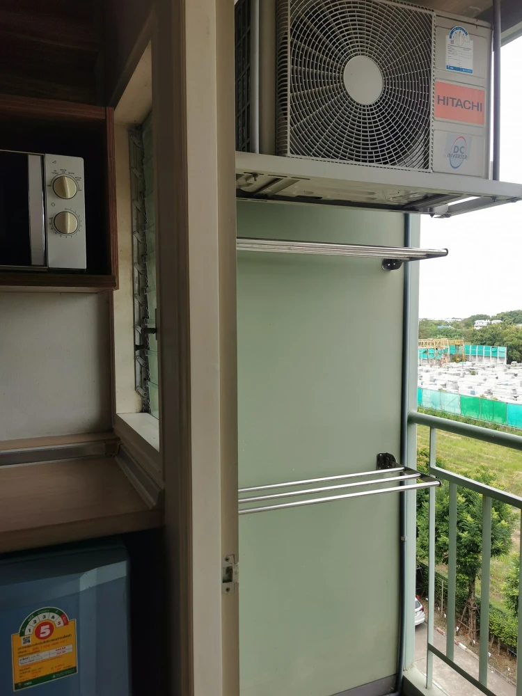 For rent: Lumpini Condo Town Romklao-Suvarnabhumi, studio room size 22 sq m., fully furnished, very worth booking.