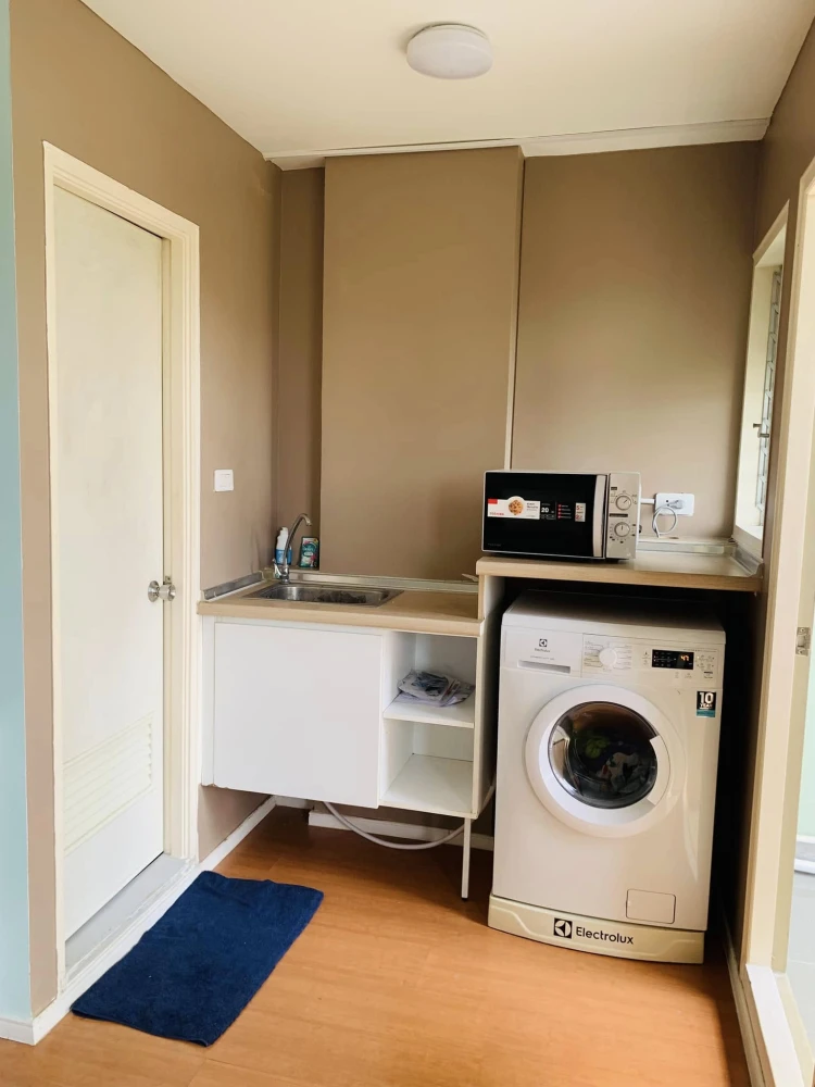 For rent: Lumpini Township Rangsit - Khlong 1, 3rd floor, corner room, fully furnished, nice to live in, book now, urgently.