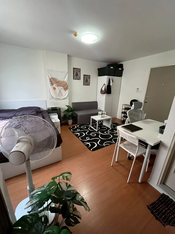 For rent: Lumpini Township Rangsit Klong 1, 6th floor, fully furnished, ready to move in. Reserve now, hurry!