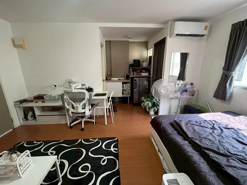 For rent: Lumpini Township Rangsit Klong 1, 6th floor, fully furnished, ready to move in. Reserve now, hurry!