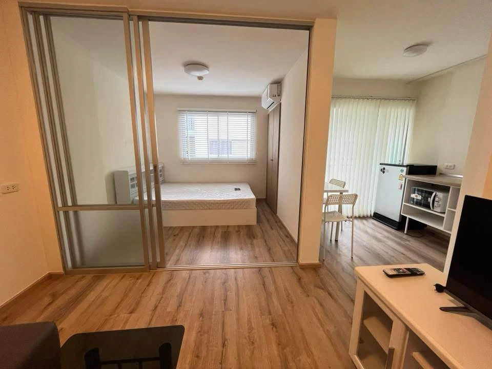 For rent: Lumpini Township Rangsit Khlong 1, Building G1, 7th floor, glass partition, separate area, complete electrical appliances, ready to move in!
