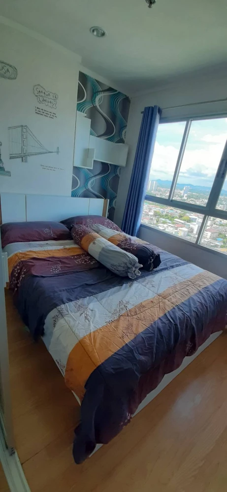 For rent, Lumpini Ville Naklua-Wongamat (North Pattaya), decorated room, ready to move in, low price, don't miss it.