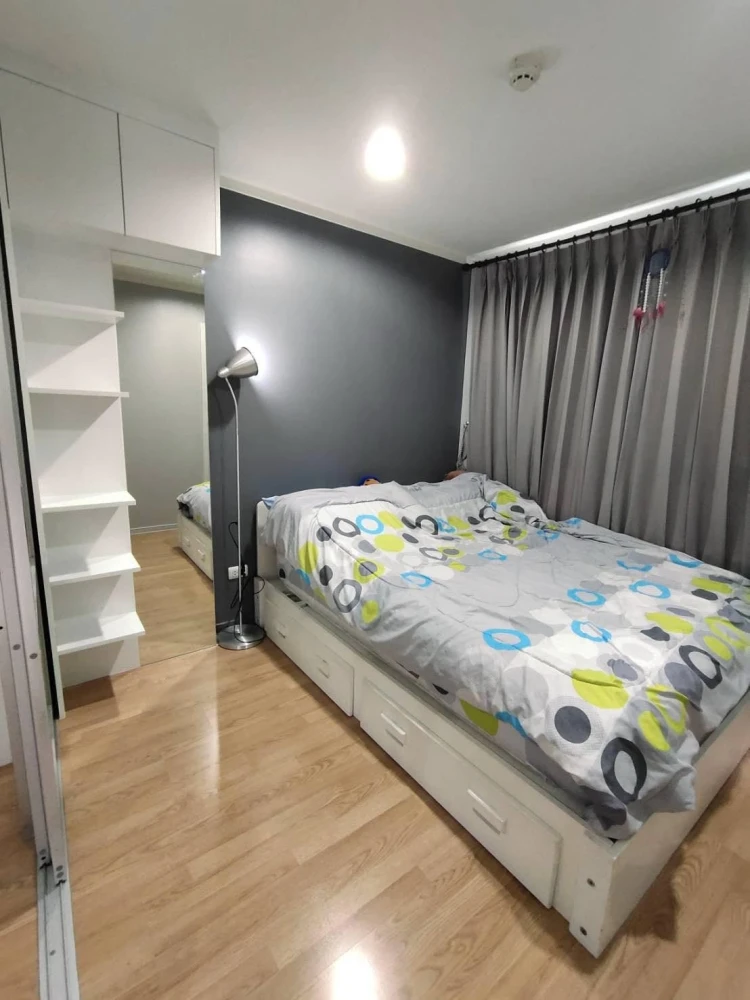 For rent: Lumpini Ville Sukhumvit 109 - Bearing, 7th floor, corner room, good view, no buildings blocking the view, complete with furniture and electr