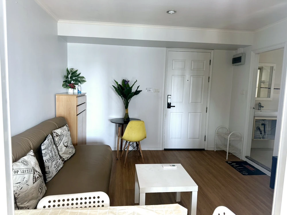 For rent: Lumpini Ville Sukhumvit 77, 12th floor, fully furnished, ready to move in. Reserve now, don't wait.