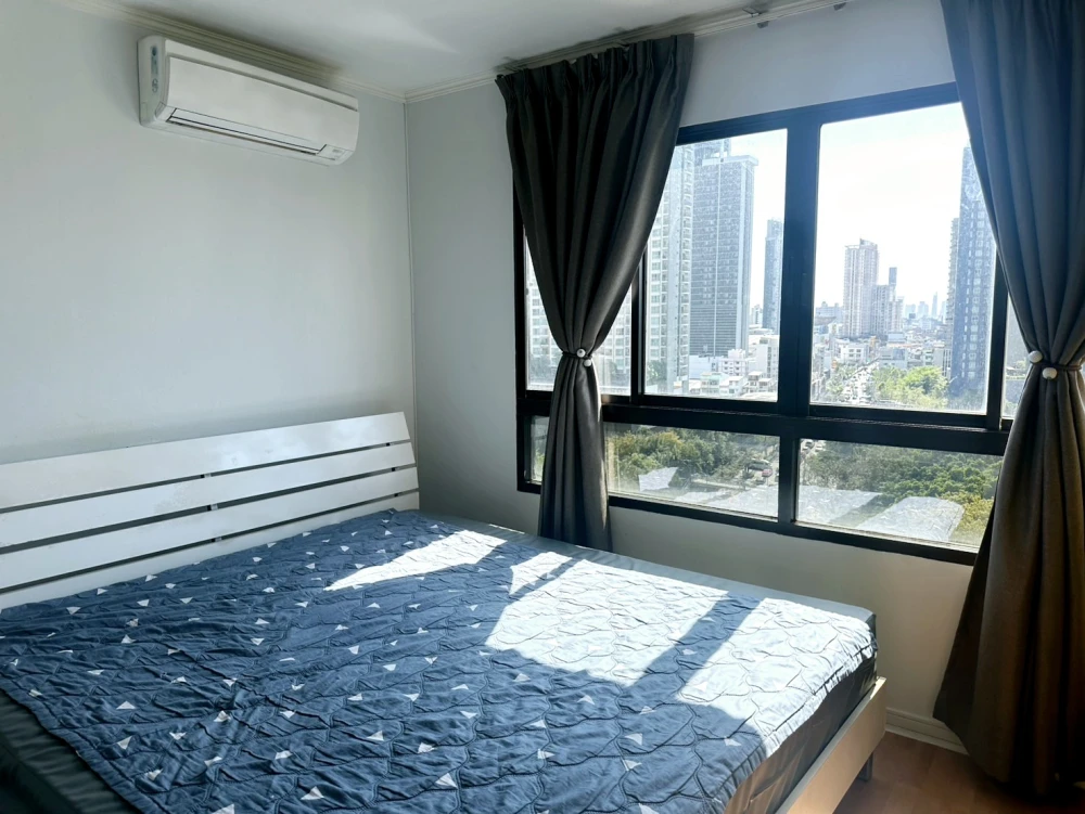 For rent: Lumpini Ville Sukhumvit 77, 12th floor, fully furnished, ready to move in. Reserve now, don't wait.