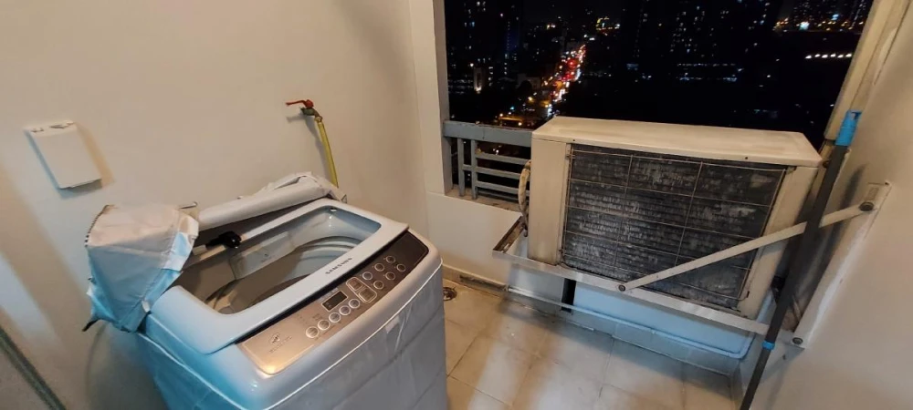 For rent: Lumpini Ville Sukhumvit 77, 12th floor, fully furnished, ready to move in. Reserve now, don't wait.