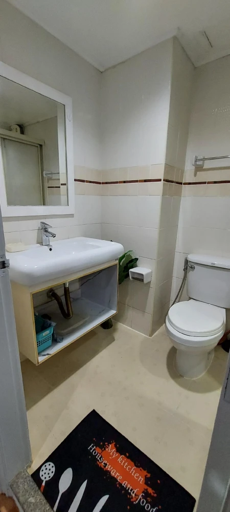 For rent: Lumpini Ville Sukhumvit 77, 12th floor, fully furnished, ready to move in. Reserve now, don't wait.