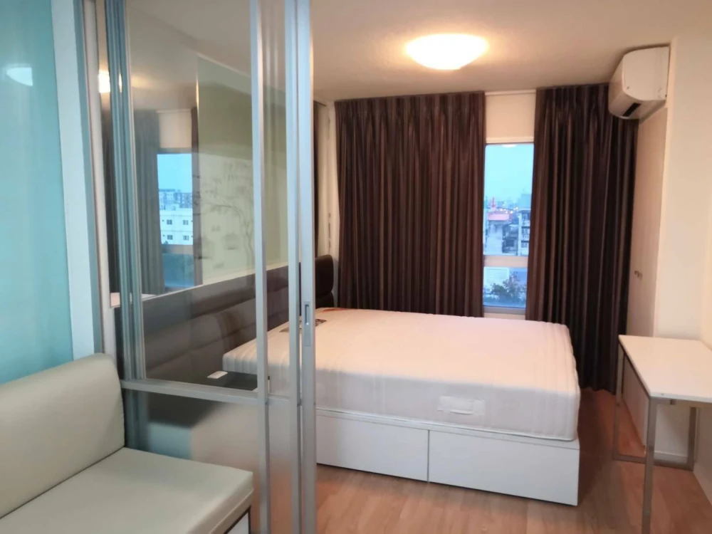 For rent: Lumpini Ville On Nut - Lat Krabang, Building A, 7th floor, no buildings blocking the view, divided into sections, hurry and reserve before y