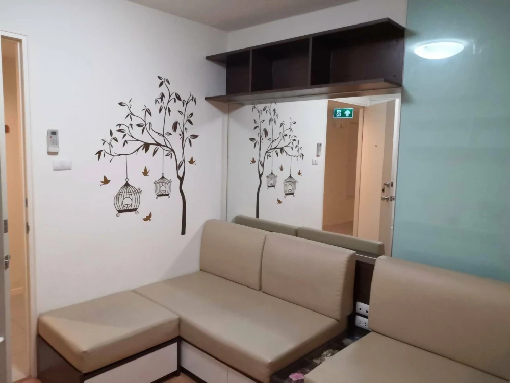 For rent: Lumpini Ville On Nut - Lat Krabang, Building A, 7th floor, no buildings blocking the view, divided into sections, hurry and reserve before y