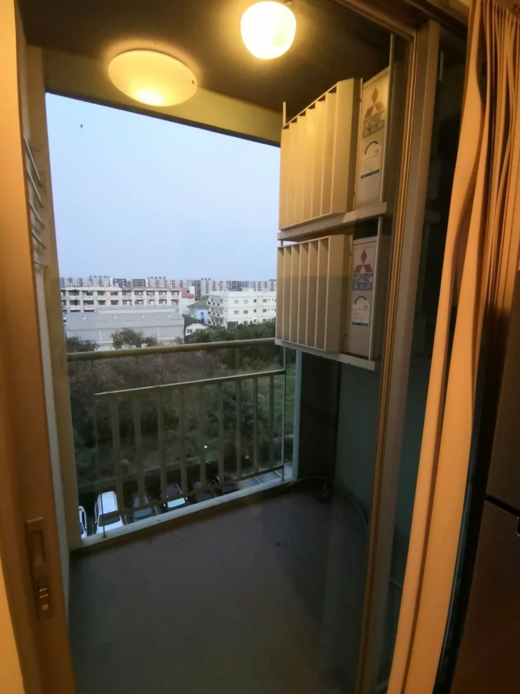 For rent: Lumpini Ville On Nut - Lat Krabang, Building A, 7th floor, no buildings blocking the view, divided into sections, hurry and reserve before y