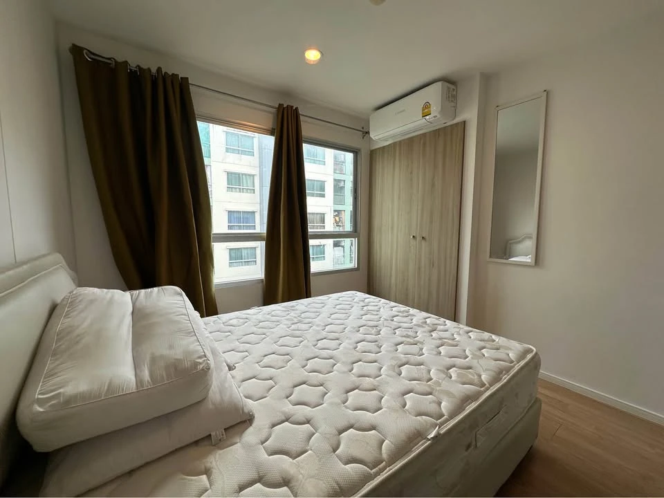 For rent: Lumpini Ville On Nut 46, size 26 sq m, 6th floor, Building C1, fully furnished, hurry and reserve now.