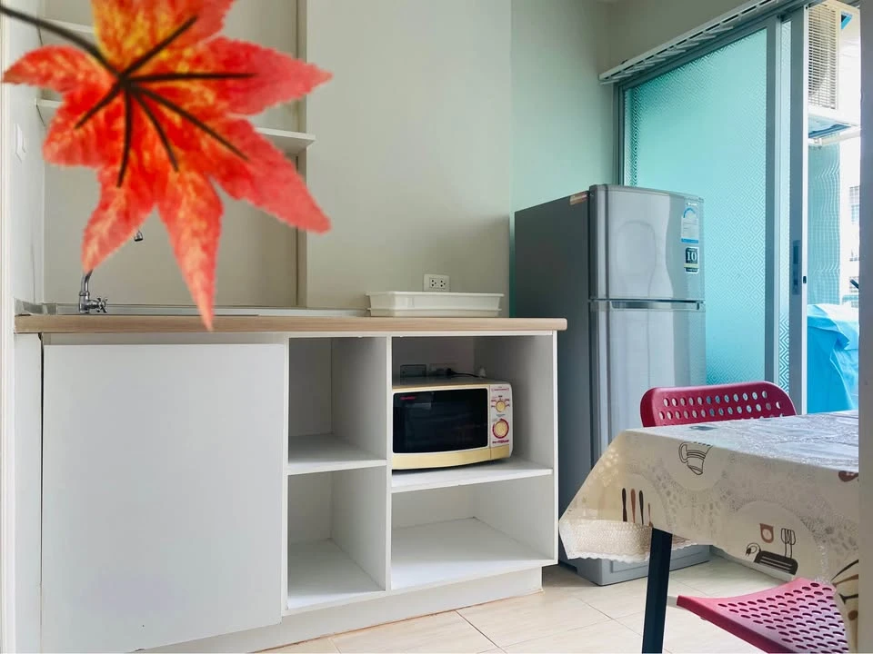 For rent: Lumpini Ville On Nut 46, Building C1, 7th floor, size 26 sq m., garden view, fully furnished and ready to move in