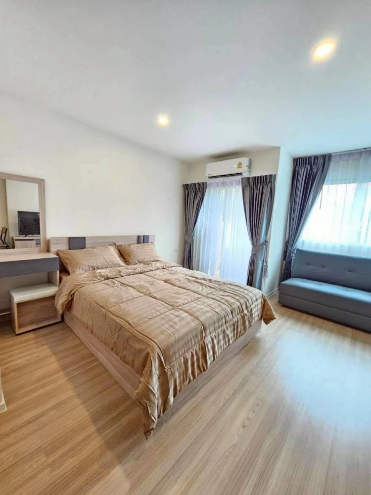 For rent: Lumpini Ville Chaengwattana, 10 rooms, ready to move in, fully furnished, reserve now, affordable price.