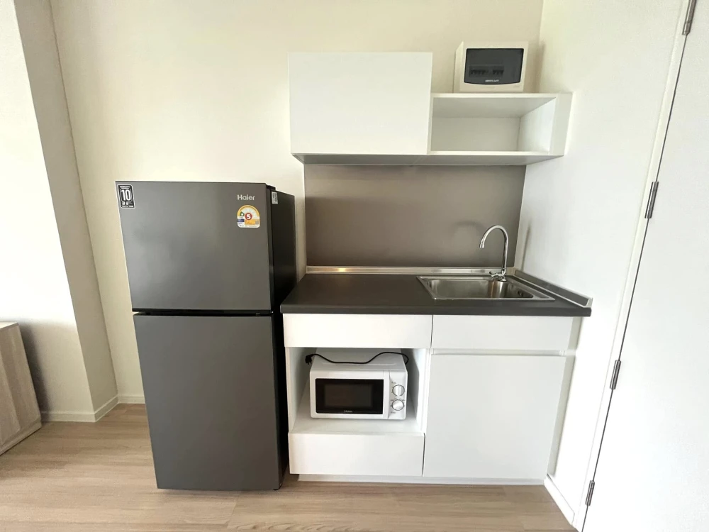For rent: Lumpini Ville Chaeng Watthana-Pak Kret Station, 8th floor, central field view, washing machine included, great value, hurry and book now!